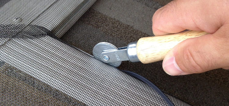 metal screen door repair in Bostonia